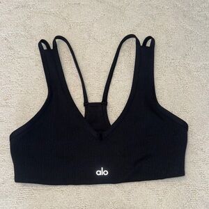 ALO Yoga Black Sports Bra size small